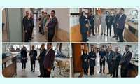 حضور مسئولین ارشد بیمارستان شهدای هفتم تیر در بخش‌های درمانی و تبریک نوروز ۱۴۰۵